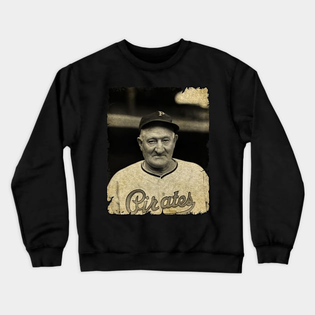 Honus Wagner Legend in Pittsburgh Pirates Crewneck Sweatshirt by SOEKAMPTI